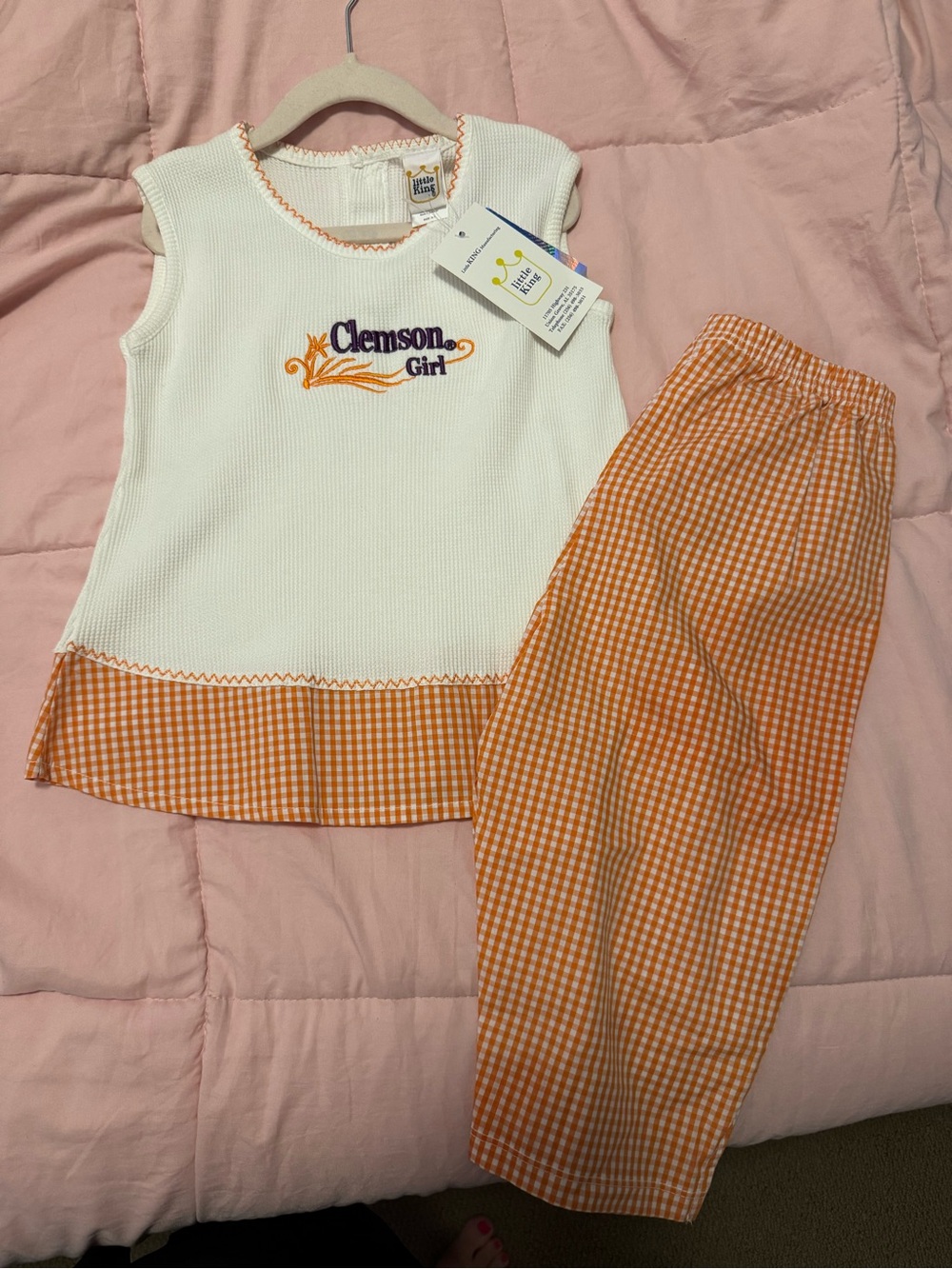 Little King “Clemson Girl” Set size 5/6